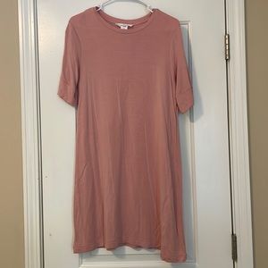 Pink T-shirt Dress